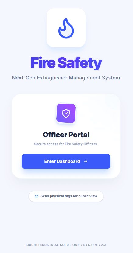 Fire Extinguisher App Screen